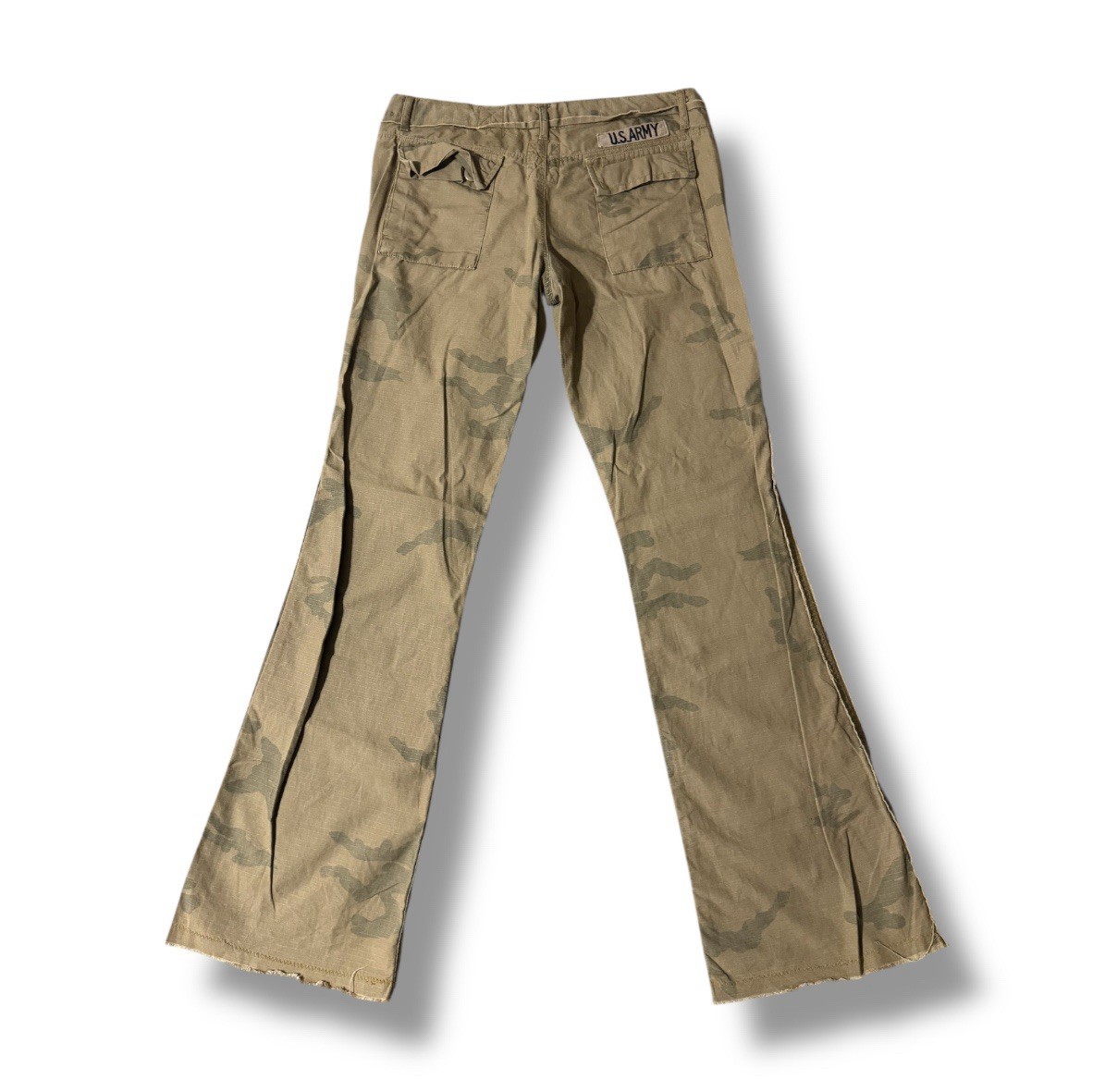 Wet Seal vintage camo cargo Pants Flared Y2K 2000s Size 7