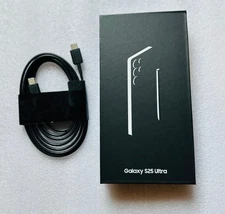 Samsung Galaxy S25 Ultra Empty Retail Box – Original Genuine Packaging + Cable