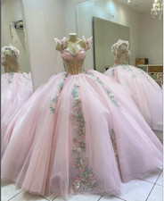 New Arrival Quinceanera Dresses with Bow Sweet 15 16 Floral Party Ball Gowns