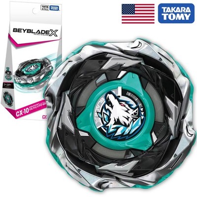 TAKARA TOMY Wolf Hunt F0-60DB Beyblade X Series Booster CX-10- USA