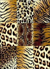 Animal Print Rug Mat Runner Zebra Safari Stripe Faux Animal Skin Wildlife