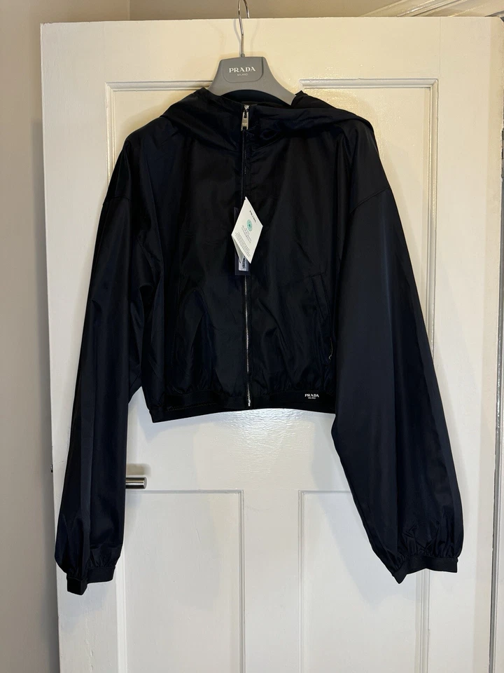 Prada Windbreaker Women Jacket  Size 44. Rrp £1800 - Image 2 of 4