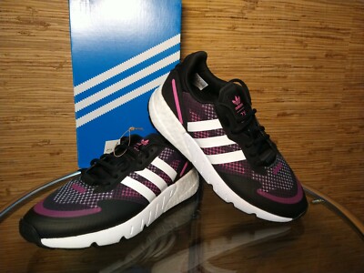 Size 7 - Adidas ZX 1K Boost Black Screaming Pink W for sale online