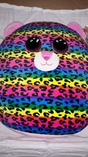 TY Squish-A-Boos Plush  DOTTY the Rainbow Leopard (Large Size) 