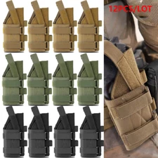 12 pcs/lot Tactical Pistol Holster Adjustable Concealed Gun Holster Molle Packs
