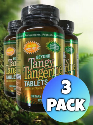Youngevity Dr. Wallach Beyond Tangy Tangerine BTT 2.0 Tablets ( 3 Pack)