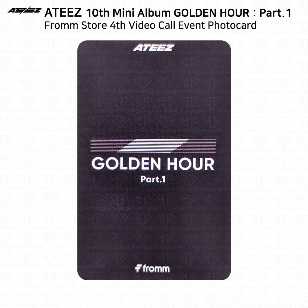 ATEEZ Golden Hour Part.1 Fromm Store 4th Video Call Event