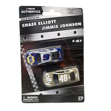 2019 NASCAR Authentics Wave 4 - Chase Elliott Jimmie Johnson - 1:/87 - Twin Pack