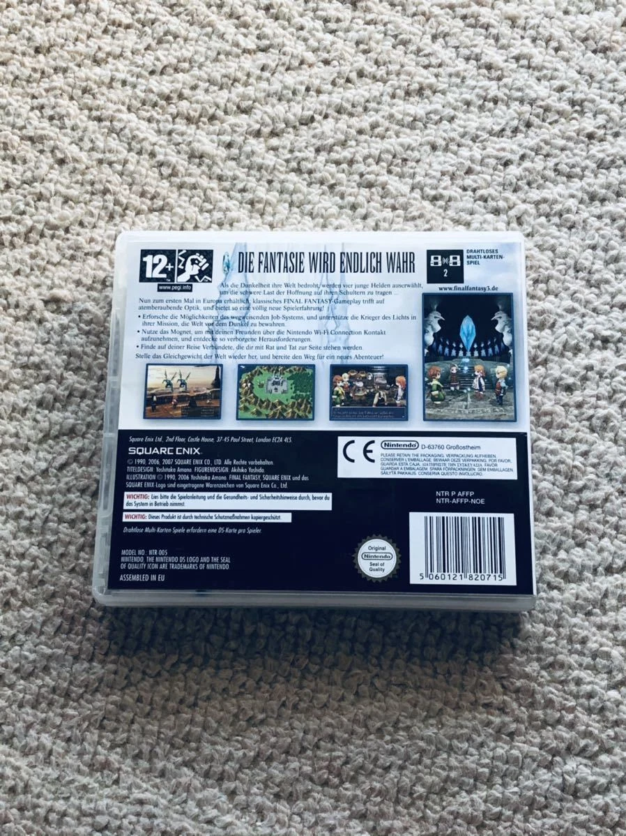 Nintendo DS Software Final Fantasy 3 | eBay