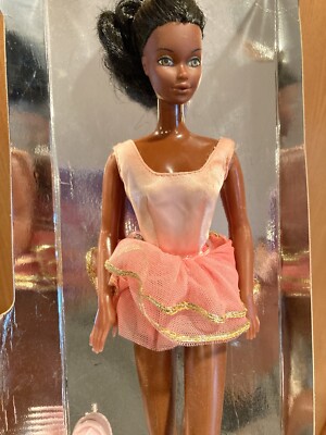 Barbie Vintage Ballerina Cara Black African American Doll 1975 
