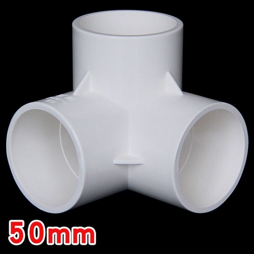 PVC 3-Way Equal Connector Socket Pressure Pipe Fittings 3 Color 20/25/32/40/50mm - Picture 13 of 23