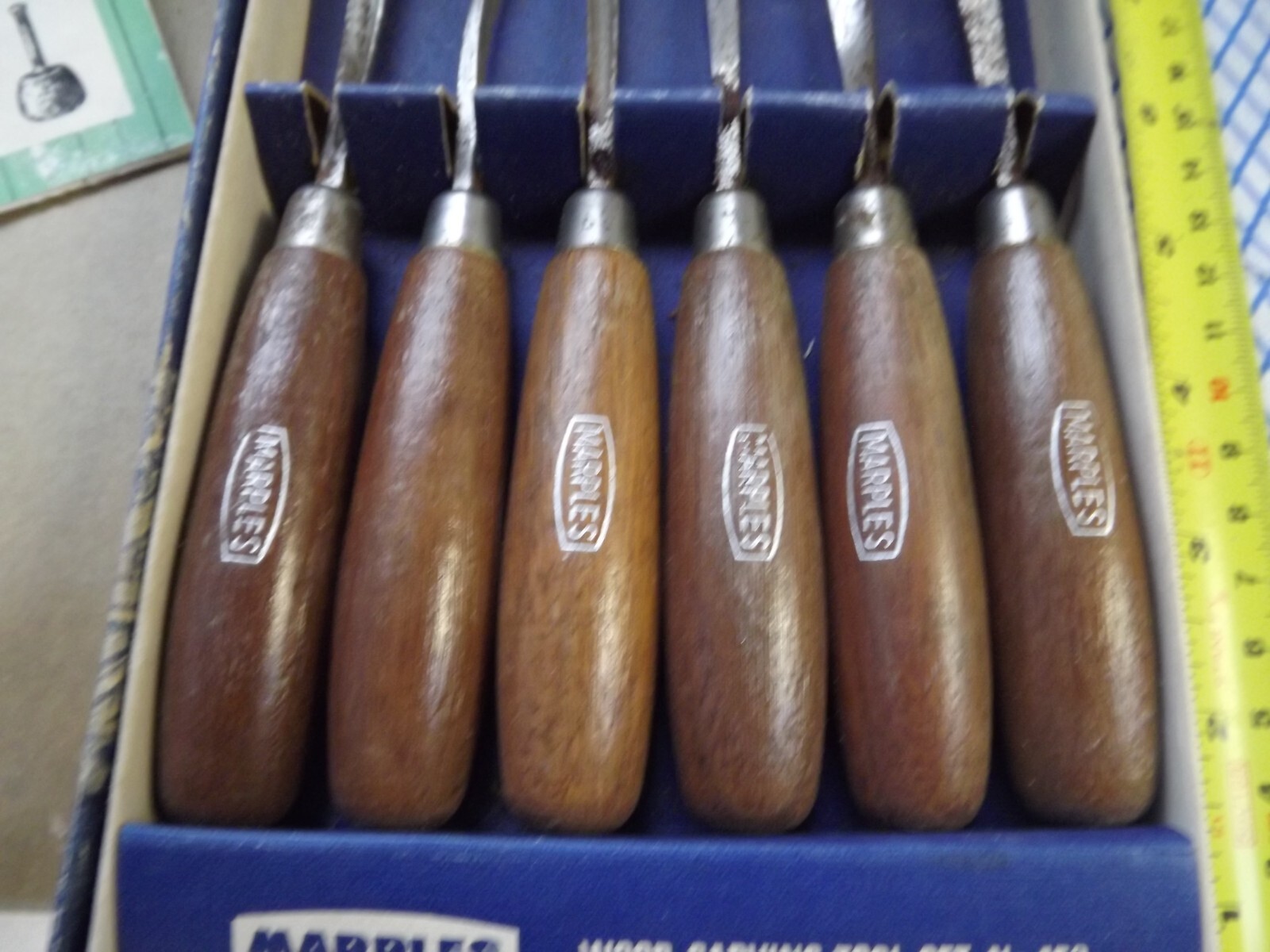 Vintage Marples Wood Carving Chisels Tools No 153 Made In England eBay