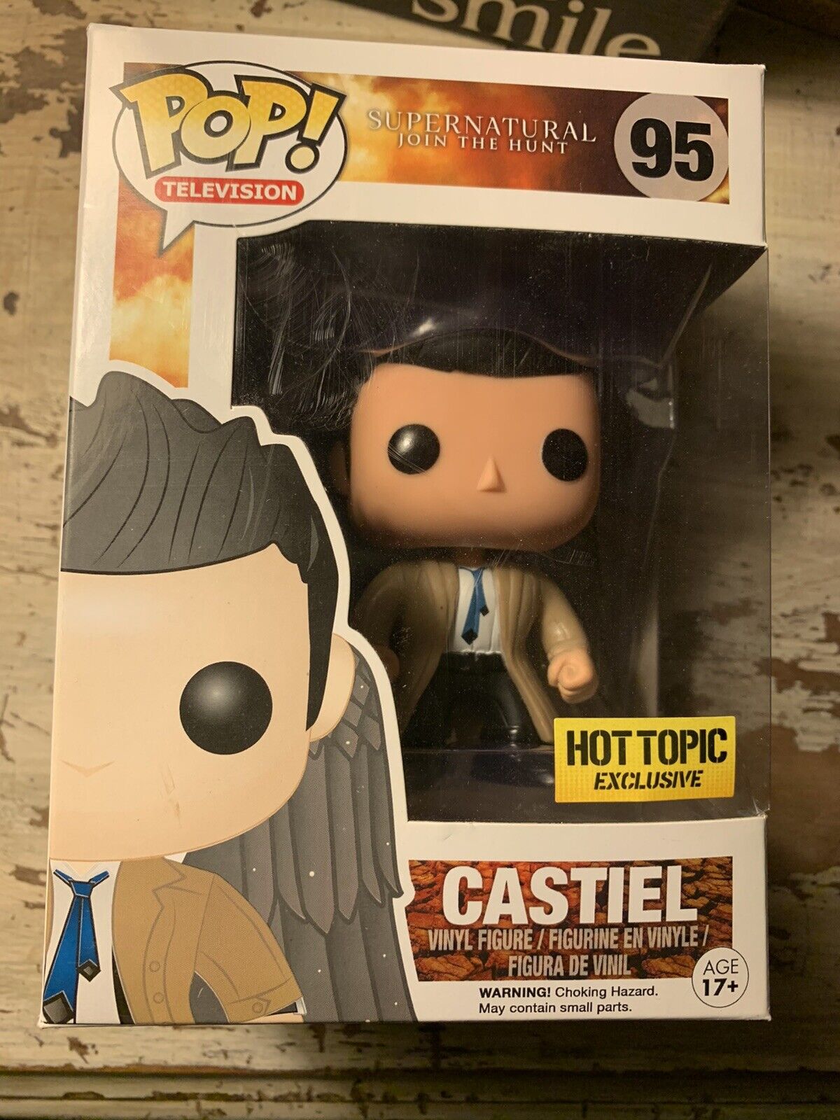 muggen Typisk fossil Funko Pop # 95 Castiel Hot Topic Exclusive With Wings Supernatural Pop  Protector | eBay