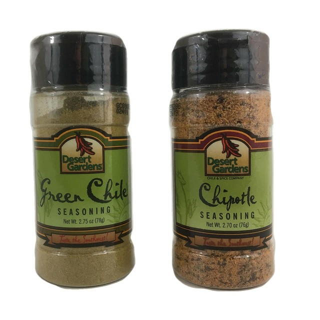 New Mexico Green Chile and Chipotle Spices Seasonings Variety Pack