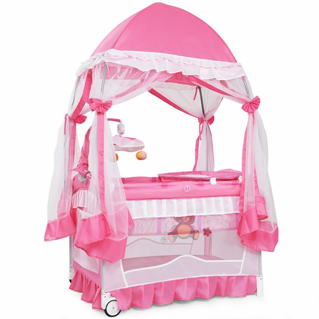 baby playpen with bassinet