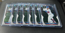 2023 Bowman Chrome Juan Alonso 1st Bowman Chrome 9 Card Lot