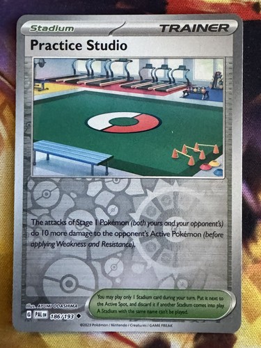 Pokémon TCG Practice Studio SV02: 186/193 Paldea Evolved 186/193 Reverse Holo - Picture 1 of 1