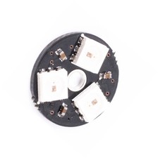 1PCS 5V 3Bit WS2812 5050 RGB LED Lamp Panel Board Round Shape NEW CK9