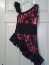 GIRLS BALLET TAP JAZZ HIP HOP RECITAL DANCE HALLOWEEN COSTUME SIZE LARGE OR XL