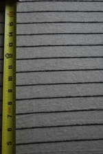 Sweater Brushed Spandex Knit yarn Dyed 1-1/8" x 1/16" stripes Multi 2.25 Yards 