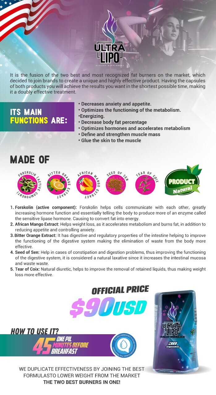 UltraLipo Fusion of Lipoblue Ultra ZX Fat Burner Dietary Weight Loss