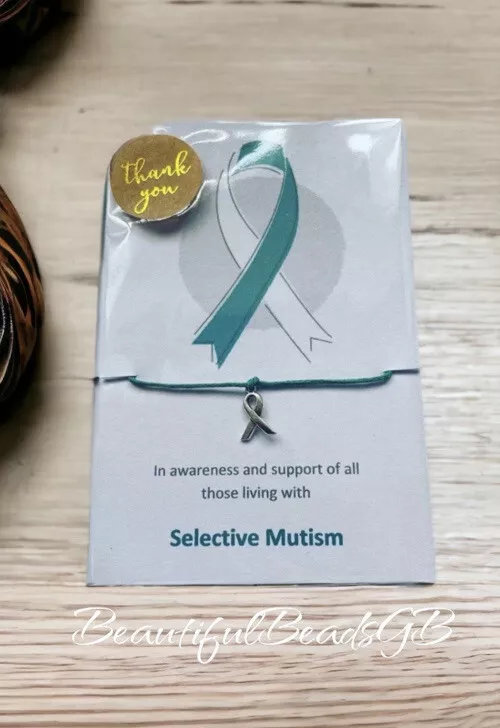 Selective mutism awareness bracelets clearance