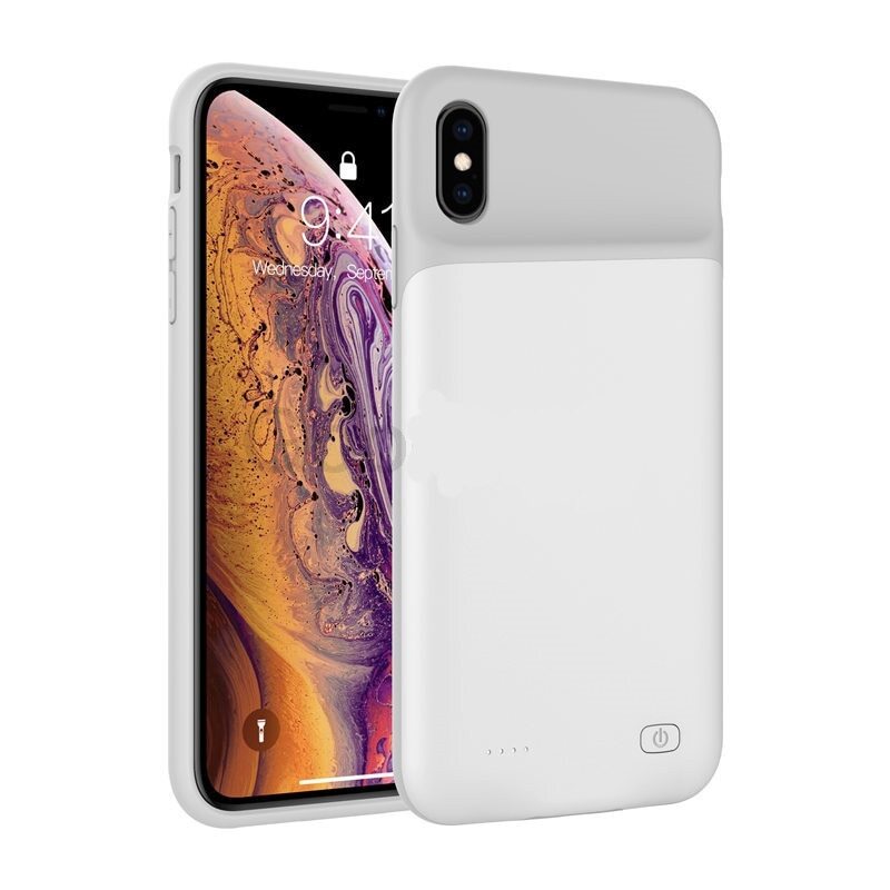 for iPhone XS Max XR X Battery Charger Case Silicone shockproof Power Bank  Cover