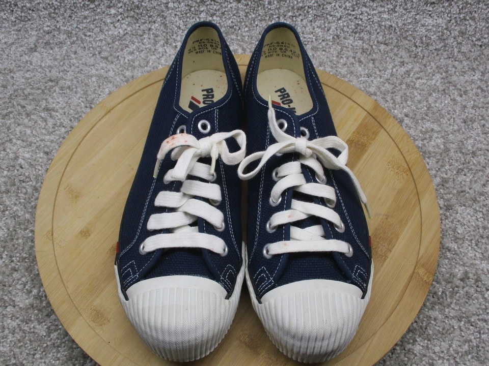 Zapatillas DE COLECCIÓN PRO KEDS Puntera Concha W 11 M 9.5 Azul PKF-6414M Azul Blanco Parte Superior Baja Foto 3 de 4