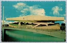 NY Worlds Fair 1964 65 Postcard The Bell System Pavilion Wing Like Structure