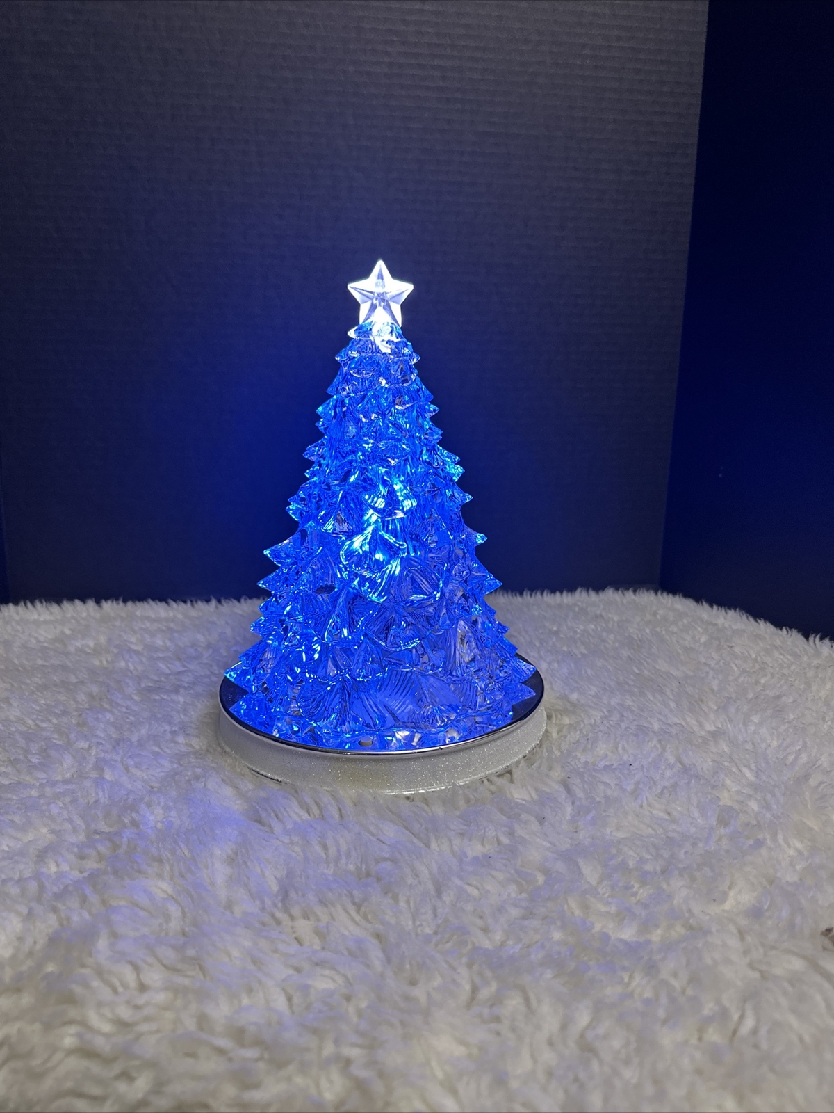 Vintage Christmas Musical Tree With Stand Tested eBay