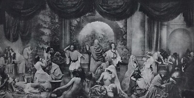 Atemberaubende zusammengesetzte Studie ''Zwei Lebensweisen'' 1857 von Oscar Rejlander
