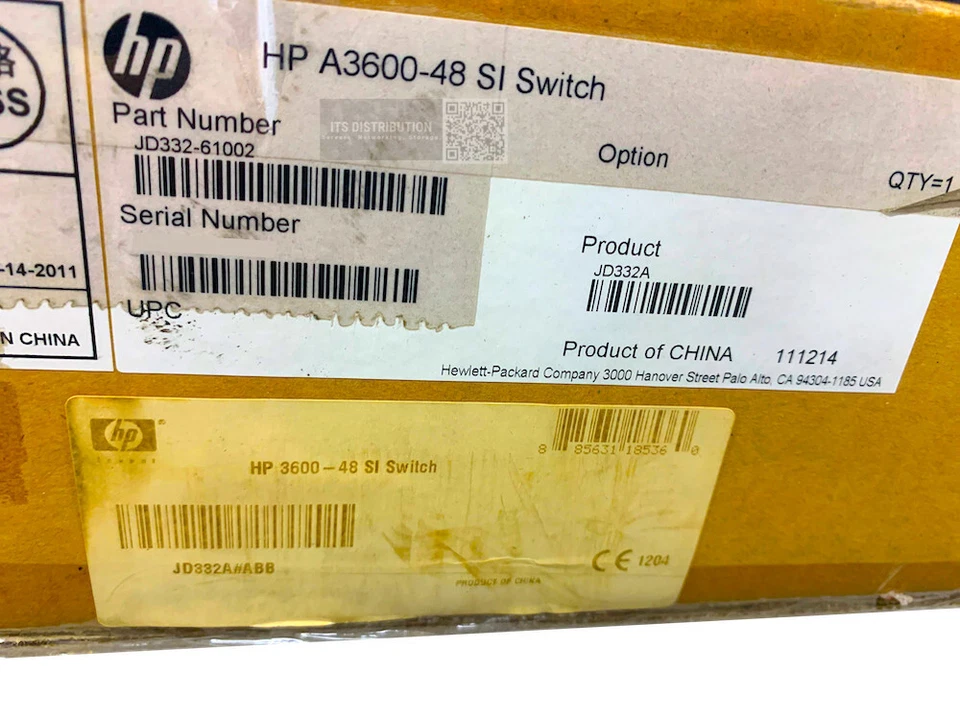 JD332A I Brand New Factory Sealed HP A3600-48 SI Layer 3 Switch - Image 2 of 4