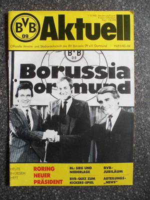 Borussia Dortmund-Kickers Offenbach  1983/84 BVB Programm Bundesliga