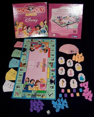 Monopoly Junior Disney Princess Edition 2004 - Complete and 