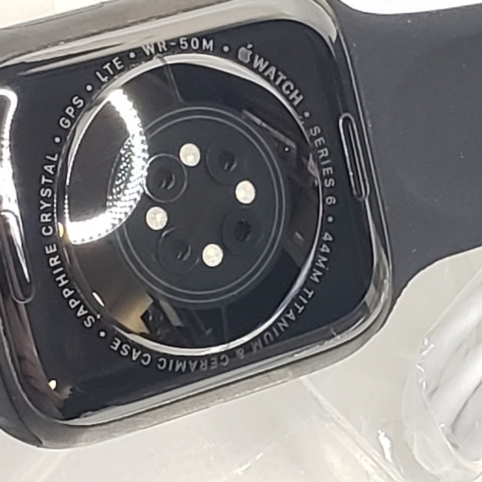 Apple Watch Series 6 Black 40MM/44MM GPS + LTE White And Black Band eBay