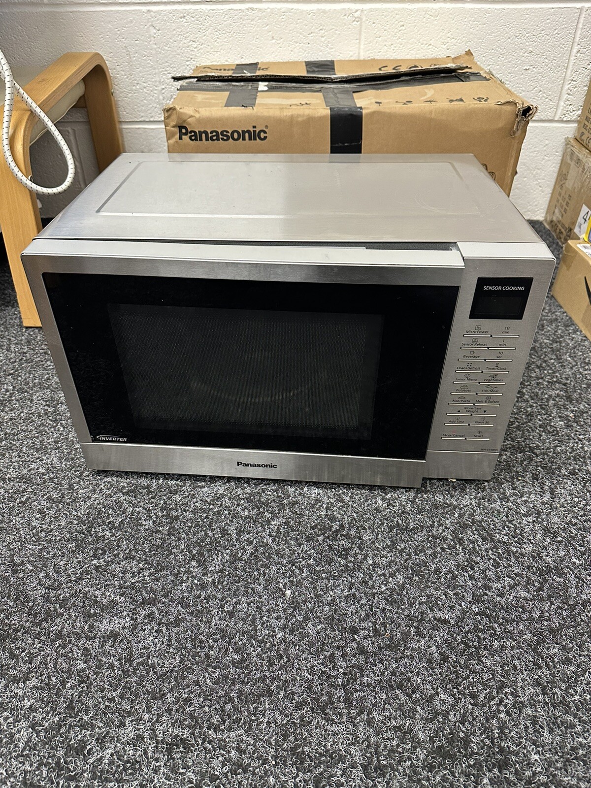 Panasonic Family Inverter Microwave, 32L, Stainless Steel, NNST48KSBPQ