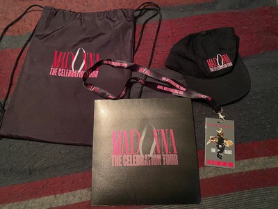 Madonna Celebration Tour VIP Drawstring Bag, Lithograph, Hat  display picture 1