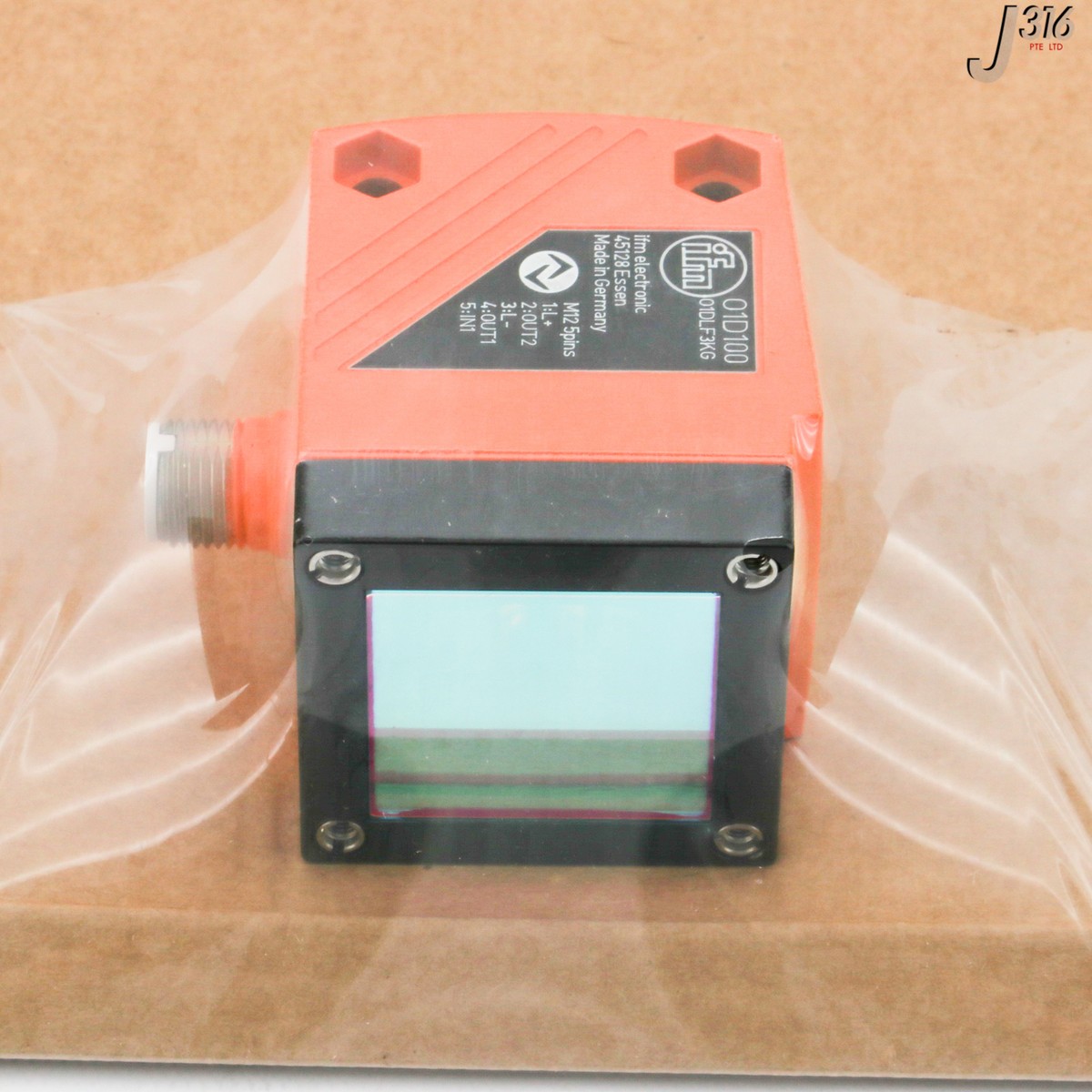 のん 31543 IFM ELECTRONIC PHOTOELECTRIC DISTANCE SENSOR, O1DLF3KG (NEW