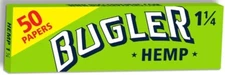 Bugler Hemp Rolling Papers 1 1/4 50 Papers One Pack *FREE USA SHIPPING*!