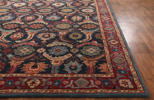 PB Rugs Adeline Blue Handmade Tufted Antique Style Woolen Without Tariff & duty - Picture 14 of 23