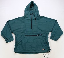 Rare VTG L.L. BEAN Spell Out Pullover Anorak Windbreaker Jacket 90s Women s SZ L