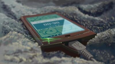 Anime smartphone technology usb the garden of words Custom Gaming Mat Desk