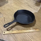 Vintage Lodge Cast Iron Skillet 8” 5SK Frying Pan Double Spout Made in USA