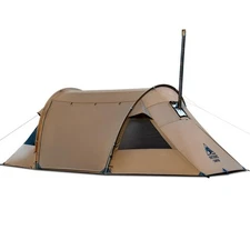 Raven NEST Hot Tent with Stove Jack, Spacious Waterproof 2 Person Tunnel Tent...