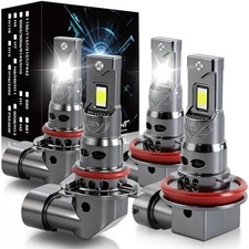 Light Bulbs Compatible Mazda 3 5 6 High Low Beam Lights White 4 Waterproof 4.0