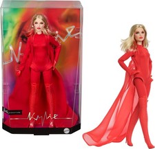 Mattel Barbie Signature Doll, Kylie Minogue Posable Collectible in Padam JBJ39