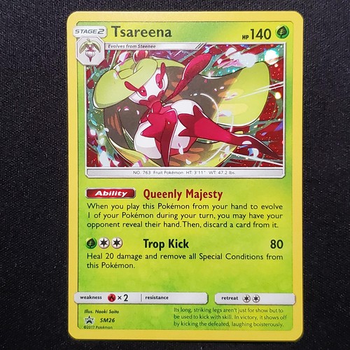 Tsareena - SM26 Cosmo Holo Promo Sun & Moon Promo Pokemon Lightly Played