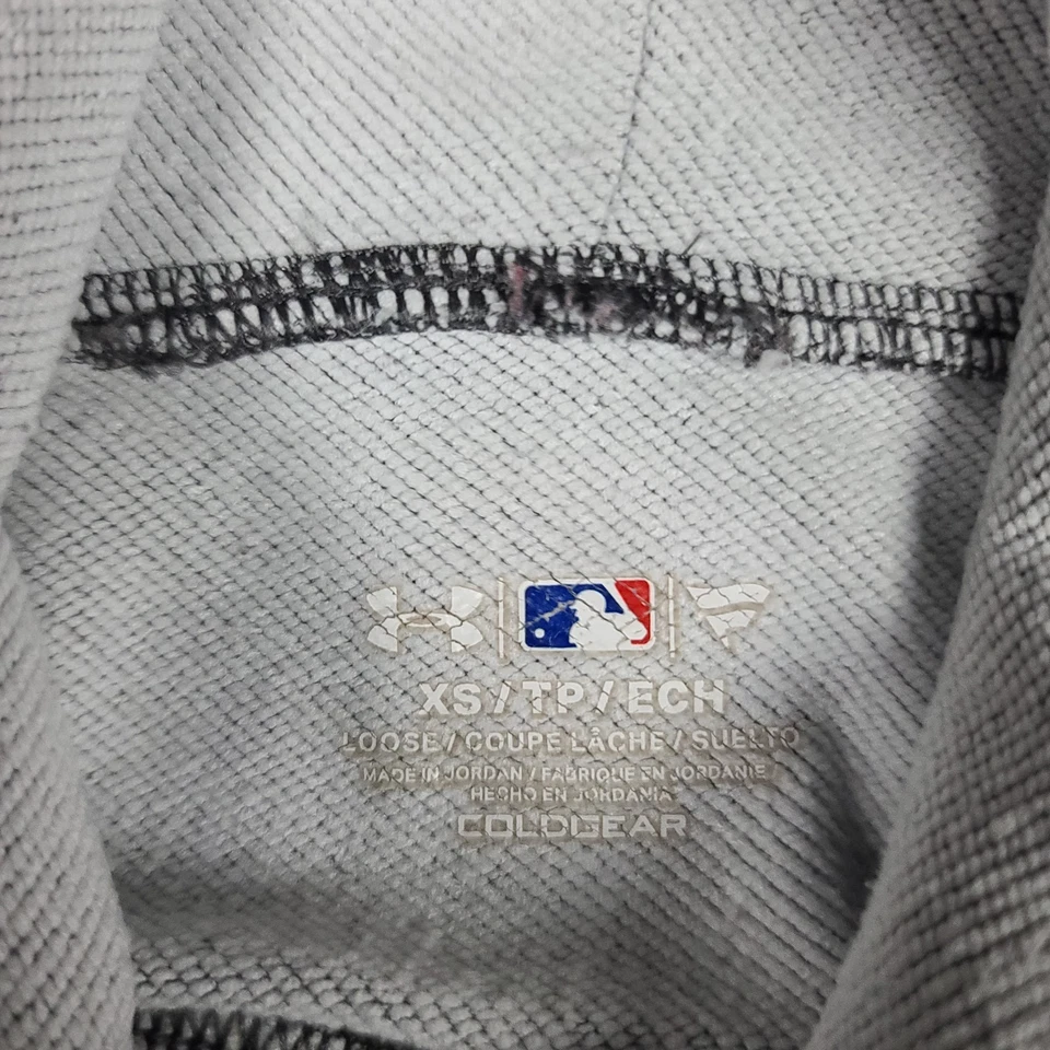 Milwaukee Brewers Sweatshirt Womens XS Under Armour Loose Coldgear Gray Cowl MLB - Image 2 of 4