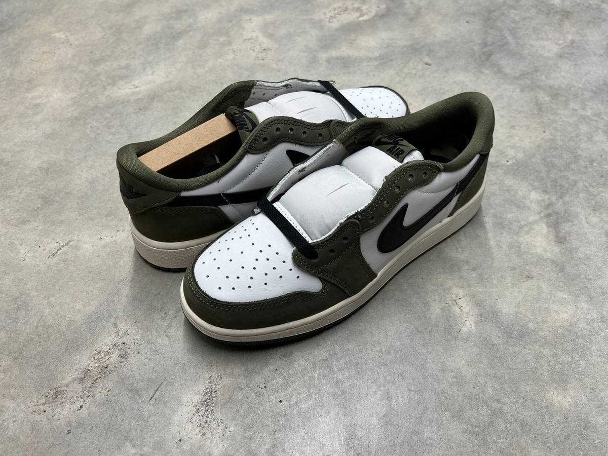Nike Air Jordan 1 Retro Low OG Kid's GS Medium Olive Black HQ6999