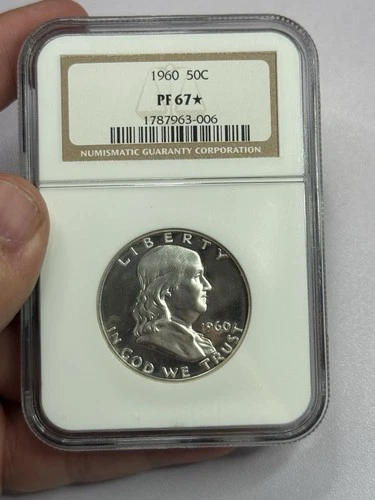 1960 Franklin Half Dollar NGC PF67*